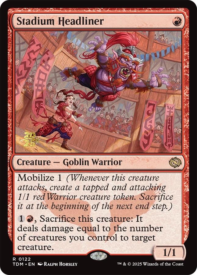 Stadium Headliner [Tarkir: Dragonstorm Prerelease Promos] | PLUS EV GAMES 