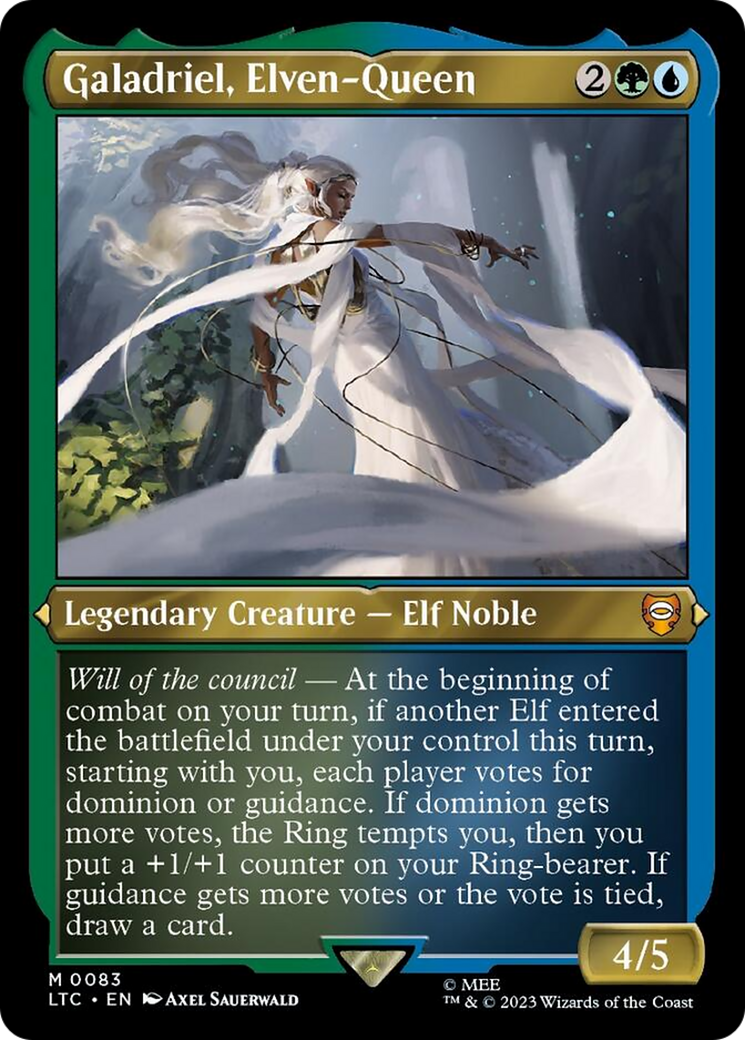 Galadriel, Elven-Queen (Display Commander) [The Lord of the Rings: Tales of Middle-Earth Commander] | PLUS EV GAMES 