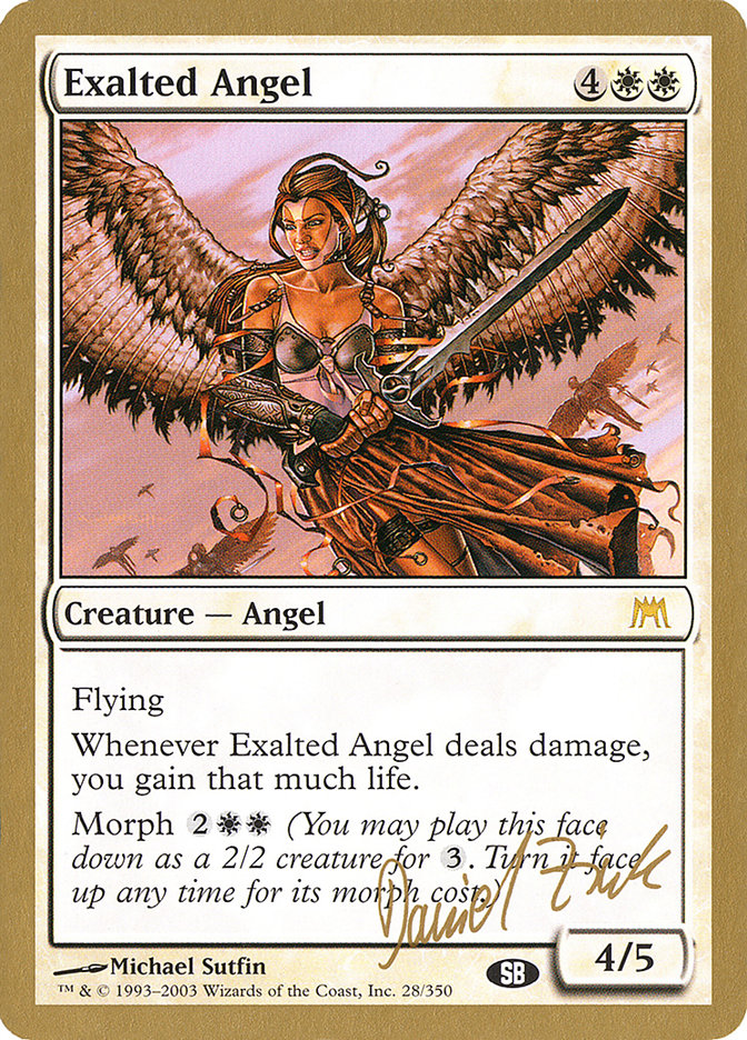 Exalted Angel (Daniel Zink) (SB) [World Championship Decks 2003] | PLUS EV GAMES 