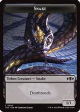 Snake // Myr Double-Sided Token [Tarkir: Dragonstorm Commander Tokens]