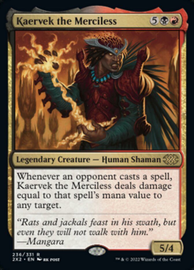 Kaervek the Merciless [Double Masters 2022] | PLUS EV GAMES 