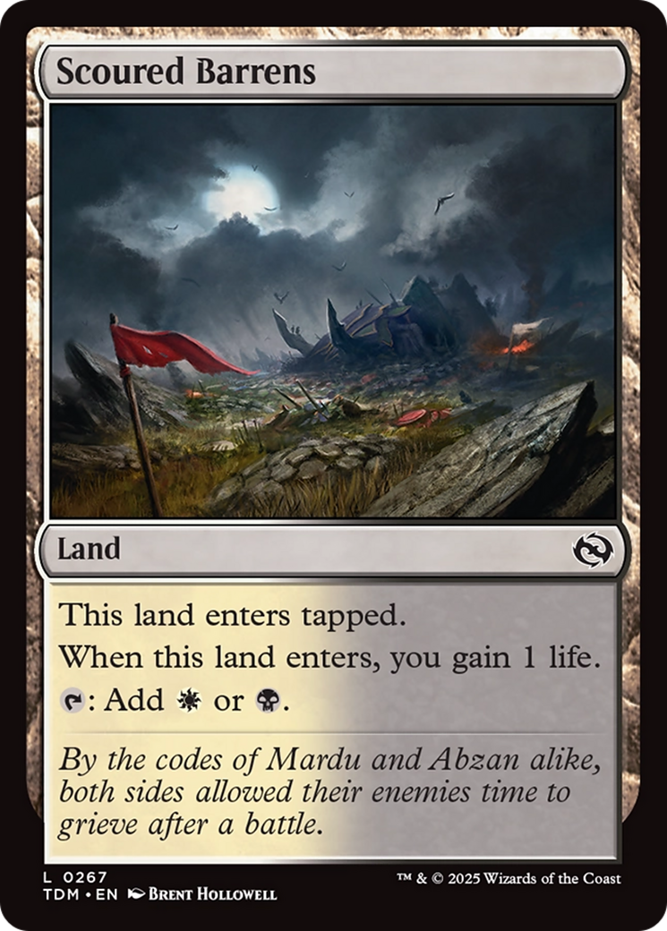 Scoured Barrens [Tarkir: Dragonstorm] | PLUS EV GAMES 