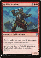 Goblin Warchief [The List] | PLUS EV GAMES 