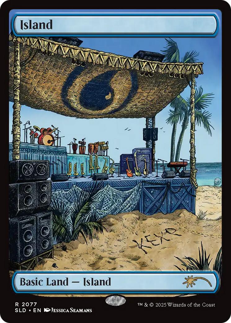 Island (2077) [Secret Lair Drop Series] | PLUS EV GAMES 