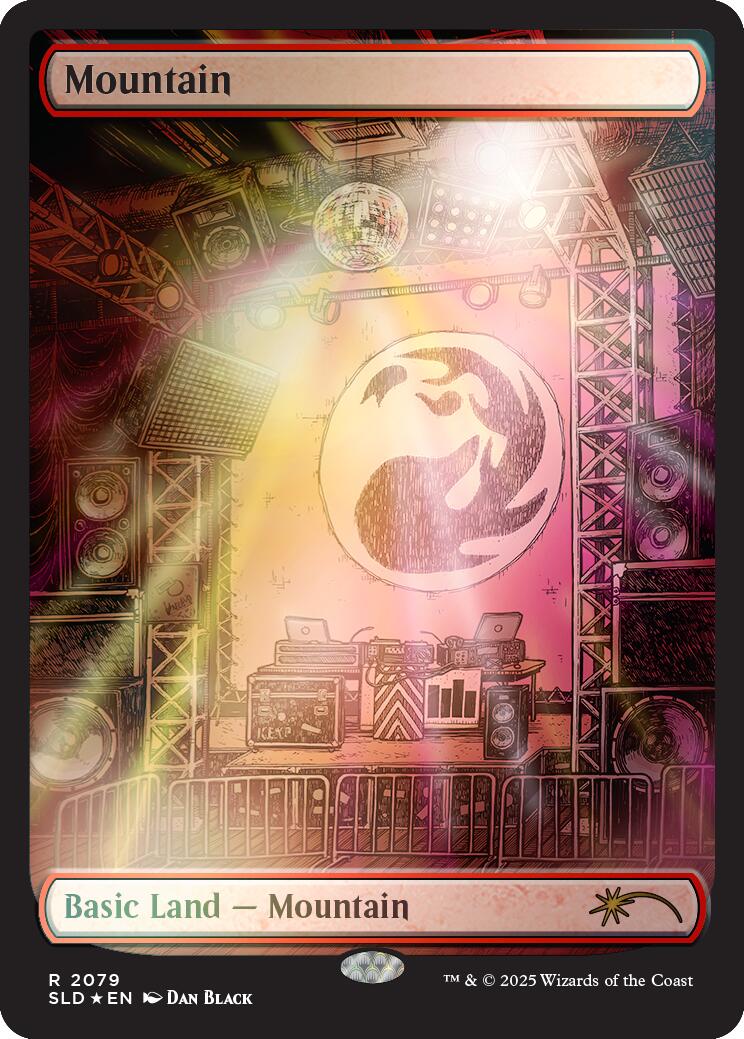 Mountain (2079) (Rainbow Foil) [Secret Lair Drop Series] | PLUS EV GAMES 