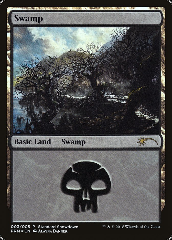 Swamp (Alayna Danner) [Standard Showdown Promos] | PLUS EV GAMES 