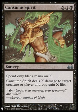 Consume Spirit [The List] | PLUS EV GAMES 