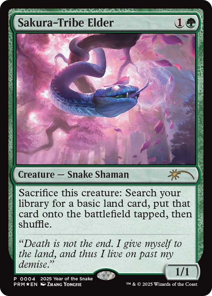 Sakura-Tribe Elder (Year of the Snake 2025) [Standard Showdown Promos] | PLUS EV GAMES 