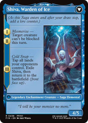 Jill, Shiva's Dominant // Shiva, Warden of Ice (Extended Art) [FINAL FANTASY] | PLUS EV GAMES 