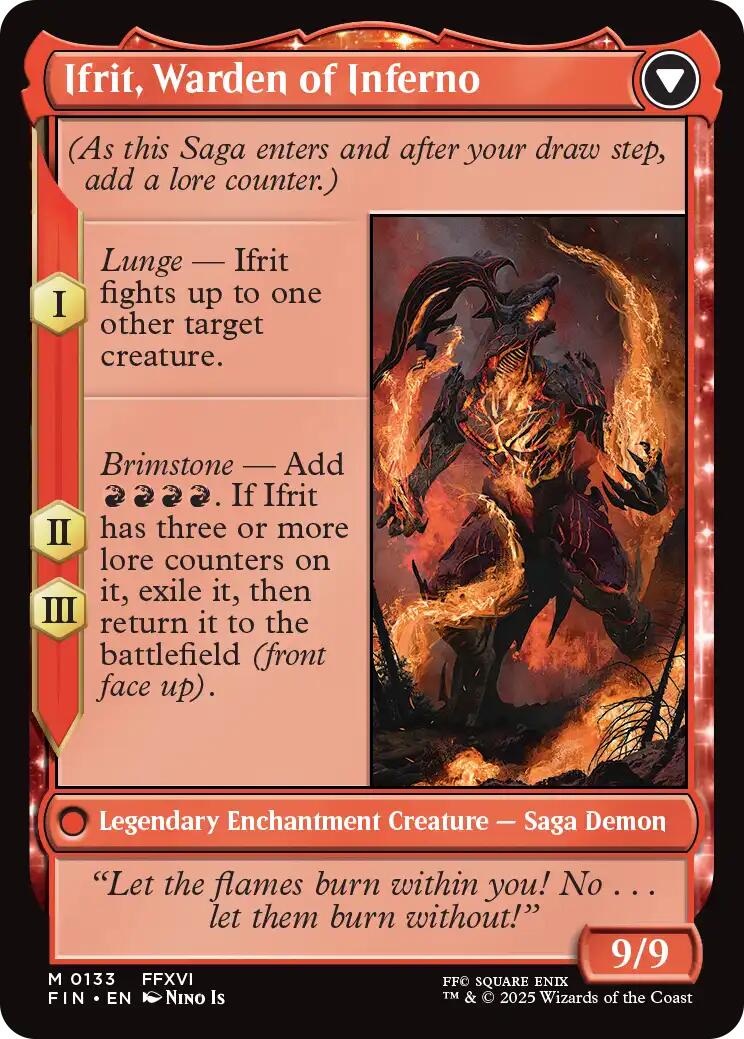 Clive, Ifrit's Dominant // Ifrit, Warden of Inferno [FINAL FANTASY] | PLUS EV GAMES 