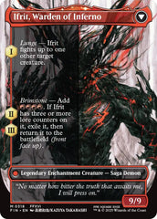 Clive, Ifrit's Dominant // Ifrit, Warden of Inferno (Borderless) (0318) [FINAL FANTASY] | PLUS EV GAMES 