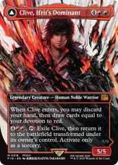 Clive, Ifrit's Dominant // Ifrit, Warden of Inferno (Borderless) (0318) [FINAL FANTASY] | PLUS EV GAMES 