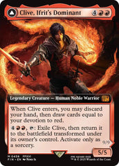 Clive, Ifrit's Dominant // Ifrit, Warden of Inferno (Extended Art) [FINAL FANTASY] | PLUS EV GAMES 