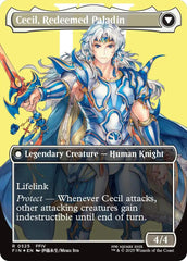 Cecil, Dark Knight // Cecil, Redeemed Paladin (Borderless) (Surge Foil) [FINAL FANTASY] | PLUS EV GAMES 