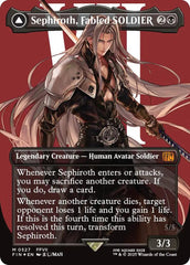 Sephiroth, Fabled SOLDIER // Sephiroth, One-Winged Angel (Borderless) (Surge Foil) [FINAL FANTASY] | PLUS EV GAMES 