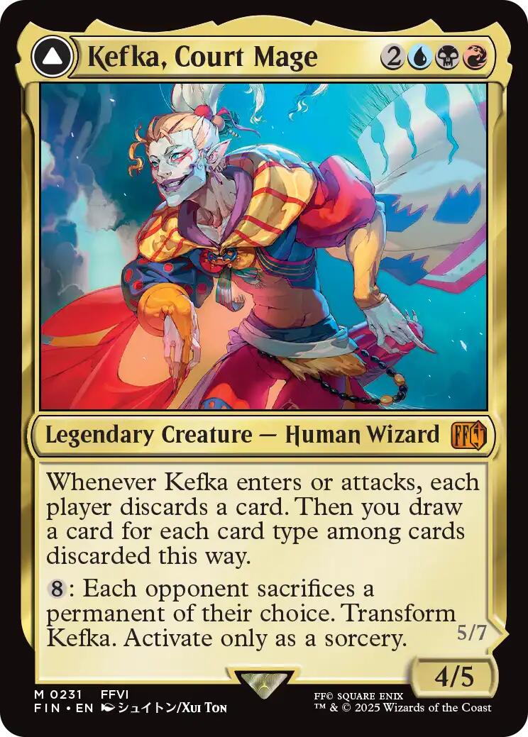 Kefka, Court Mage // Kefka, Ruler of Ruin [FINAL FANTASY] | PLUS EV GAMES 
