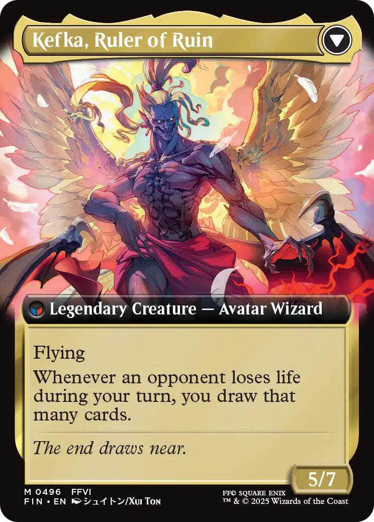Kefka, Court Mage // Kefka, Ruler of Ruin (Extended Art) [FINAL FANTASY] | PLUS EV GAMES 