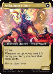 Kefka, Court Mage // Kefka, Ruler of Ruin (Extended Art) [FINAL FANTASY] | PLUS EV GAMES 