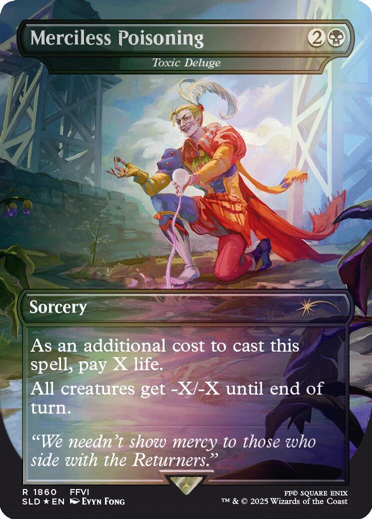 Merciless Poisoning - Toxic Deluge (Rainbow Foil) [Secret Lair Drop Series] | PLUS EV GAMES 