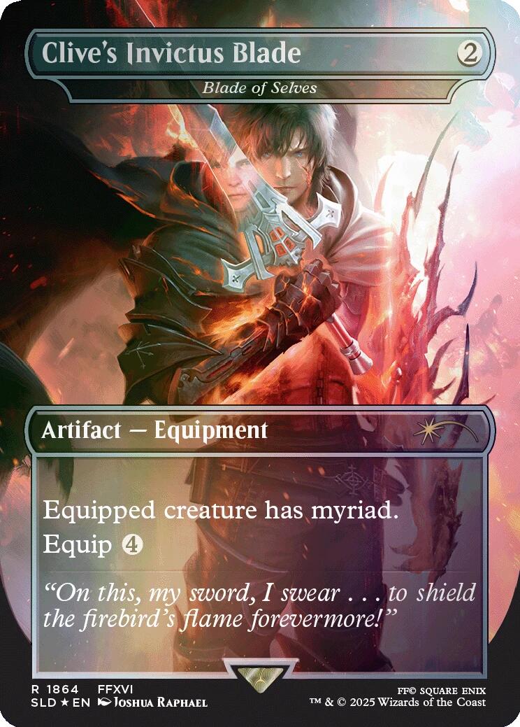 Clive's Invictus Blade - Blade of Selves (Rainbow Foil) [Secret Lair Drop Series] | PLUS EV GAMES 