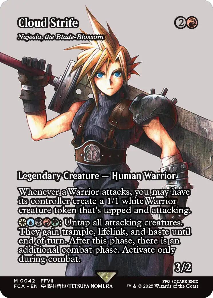 Cloud Strife - Najeela, the Blade-Blossom (Showcase) [FINAL FANTASY : Through the Ages] | PLUS EV GAMES 