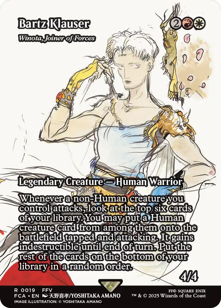 Bartz Klauser - Winota, Joiner of Forces (Showcase) [FINAL FANTASY : Through the Ages] | PLUS EV GAMES 