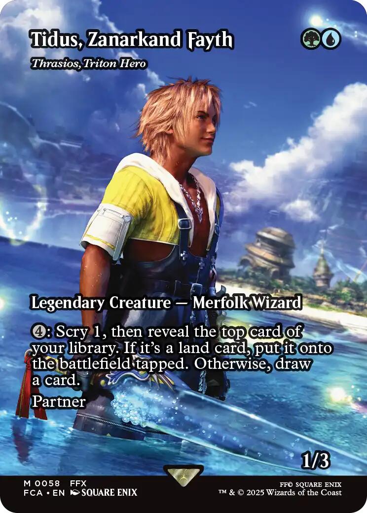 Tidus, Zanarkand Fayth - Thrasios, Triton Hero (Showcase) [FINAL FANTASY : Through the Ages] | PLUS EV GAMES 