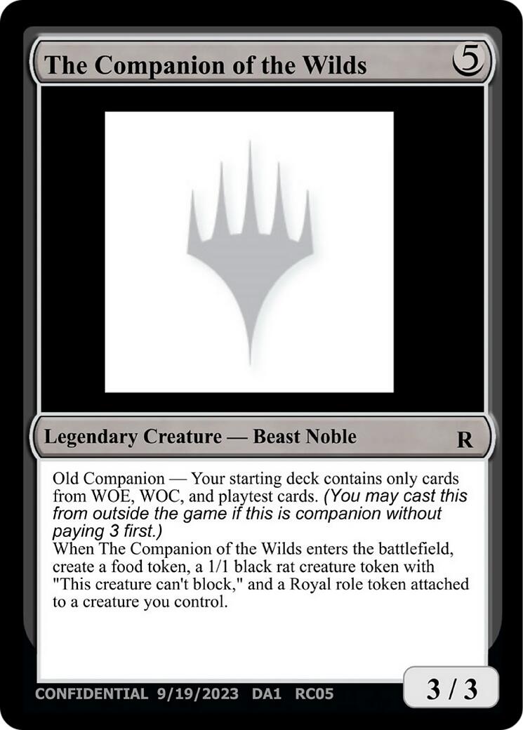 The Companion of the Wilds [Unknown Event] | PLUS EV GAMES 