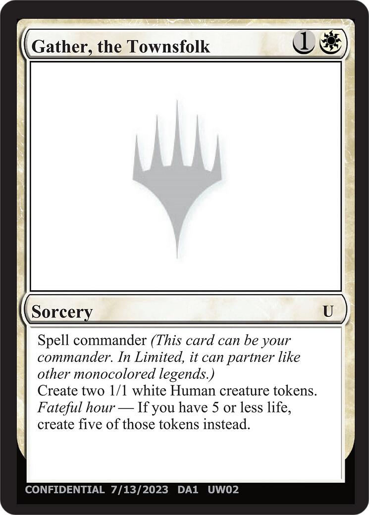Gather, the Townsfolk [Unknown Event]