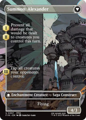 Crystal Fragments // Summon: Alexander (Borderless) [FINAL FANTASY] | PLUS EV GAMES 