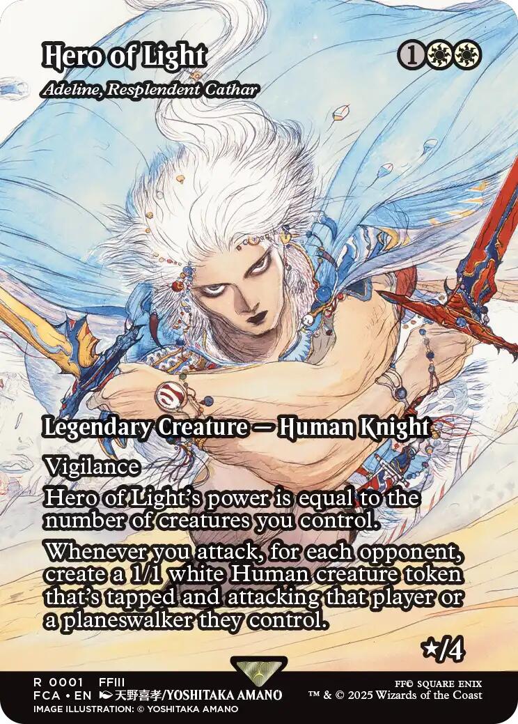 Hero of Light - Adeline, Resplendent Cathar (Showcase) [FINAL FANTASY : Through the Ages] | PLUS EV GAMES 