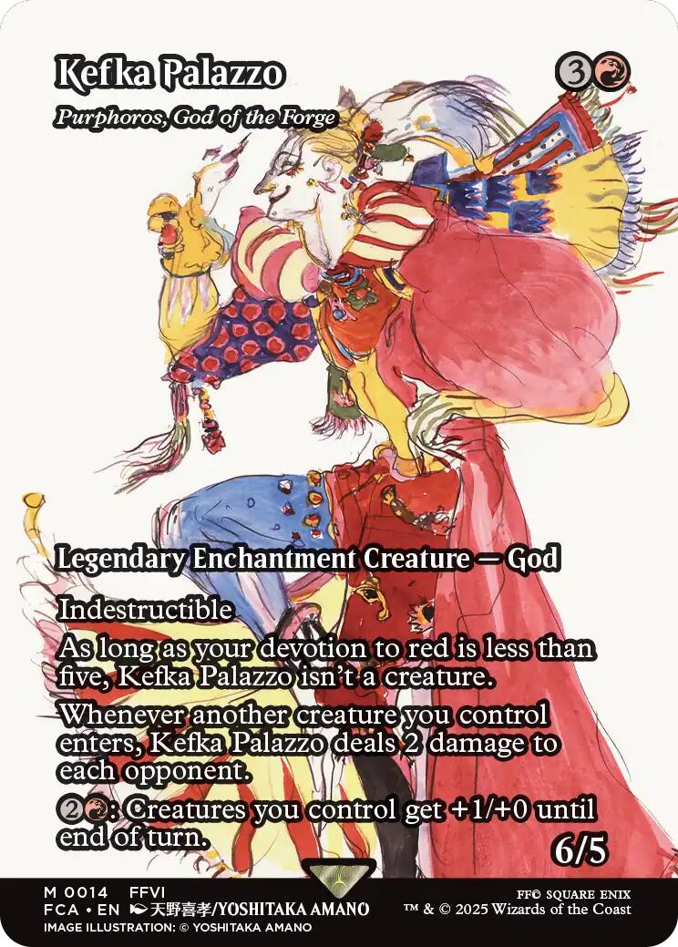 Kefka Palazzo - Purphoros, God of the Forge (Showcase) [FINAL FANTASY : Through the Ages] | PLUS EV GAMES 