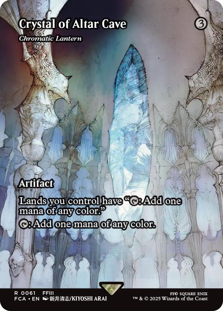 Crystal of Altar Cave - Chromatic Lantern (Showcase) [FINAL FANTASY : Through the Ages] | PLUS EV GAMES 