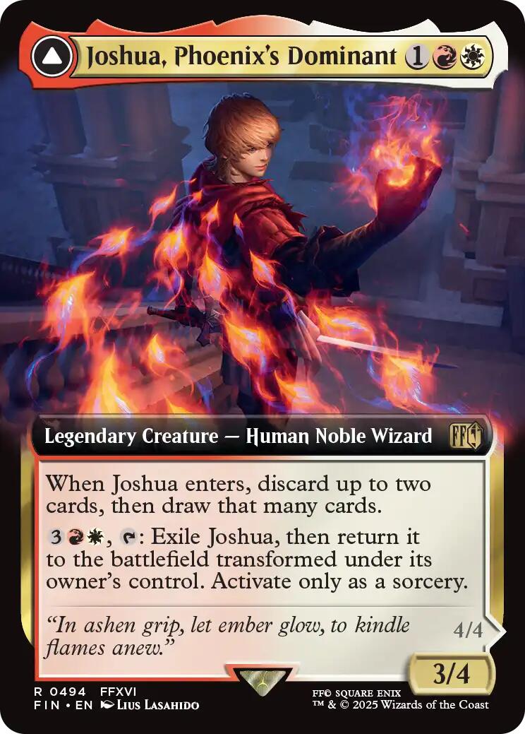 Joshua, Phoenix's Dominant (Extended Art) [FINAL FANTASY] | PLUS EV GAMES 