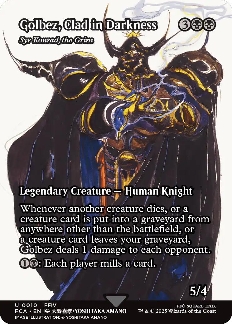 Golbez, Clad in Darkness - Syr Konrad, the Grim (Showcase) [FINAL FANTASY : Through the Ages] | PLUS EV GAMES 