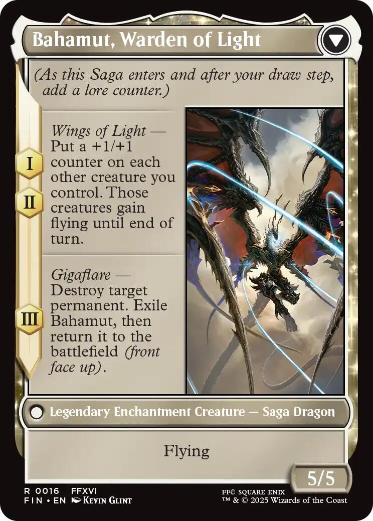 Dion, Bahamut's Dominant // Bahamut, Warden of Light [FINAL FANTASY] | PLUS EV GAMES 