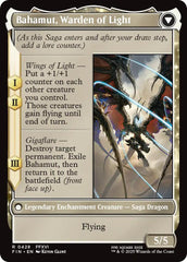 Dion, Bahamut's Dominant // Bahamut, Warden of Light (Extended Art) [FINAL FANTASY] | PLUS EV GAMES 
