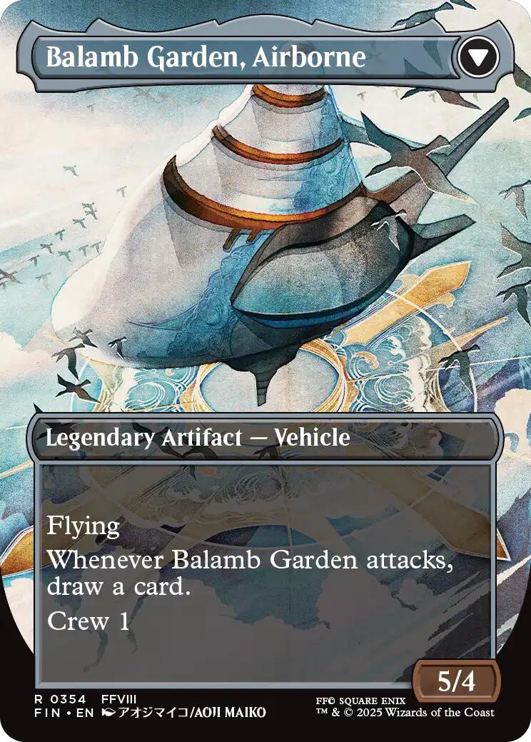 Balamb Garden, SeeD Academy // Balamb Garden, Airborne (Borderless) [FINAL FANTASY] | PLUS EV GAMES 