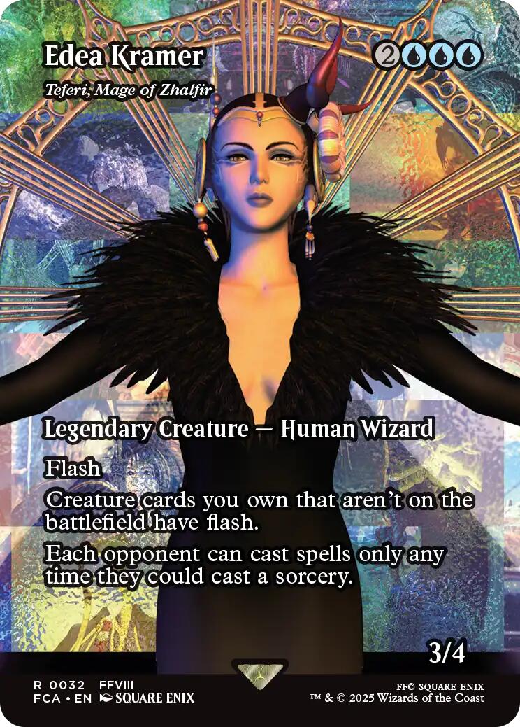 Edea Kramer - Teferi, Mage of Zhalfir (Showcase) [FINAL FANTASY : Through the Ages] | PLUS EV GAMES 