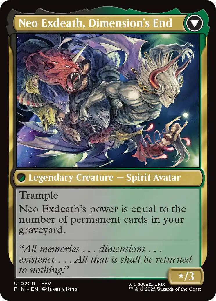 Exdeath, Void Warlock // Neo Exdeath, Dimension's End [FINAL FANTASY] | PLUS EV GAMES 