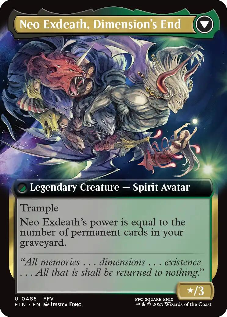 Exdeath, Void Warlock // Neo Exdeath, Dimension's End (Extended Art) [FINAL FANTASY] | PLUS EV GAMES 