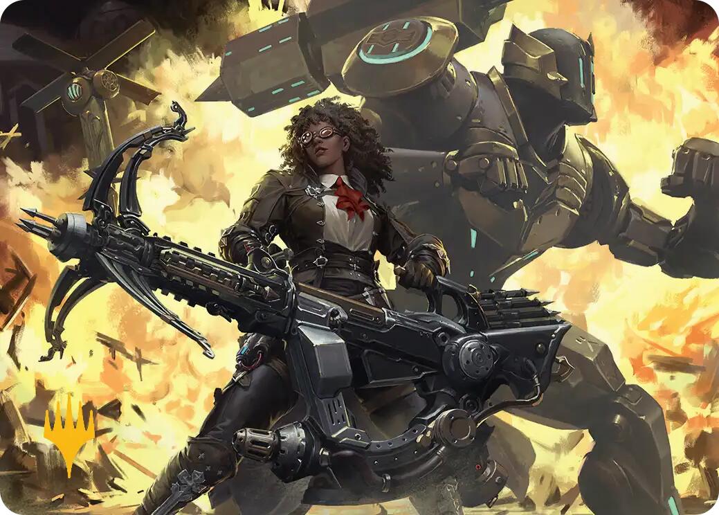 Machinist's Arsenal Art Card (Gold-Stamped Planeswalker Symbol) [FINAL FANTASY Art Series] | PLUS EV GAMES 