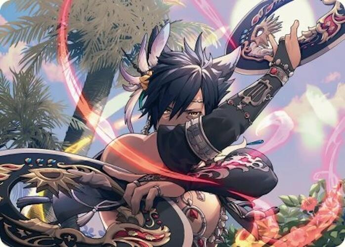 Dancer's Chakrams Art Card [FINAL FANTASY Art Series] | PLUS EV GAMES 
