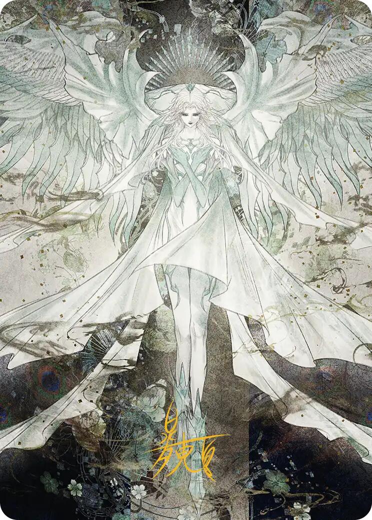 Hydaelyn, the Mothercrystal Art Card (Gold-Stamped Signature) [FINAL FANTASY Art Series] | PLUS EV GAMES 