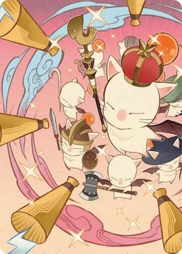Summon: Good King Mog XII Art Card [FINAL FANTASY Art Series] | PLUS EV GAMES 