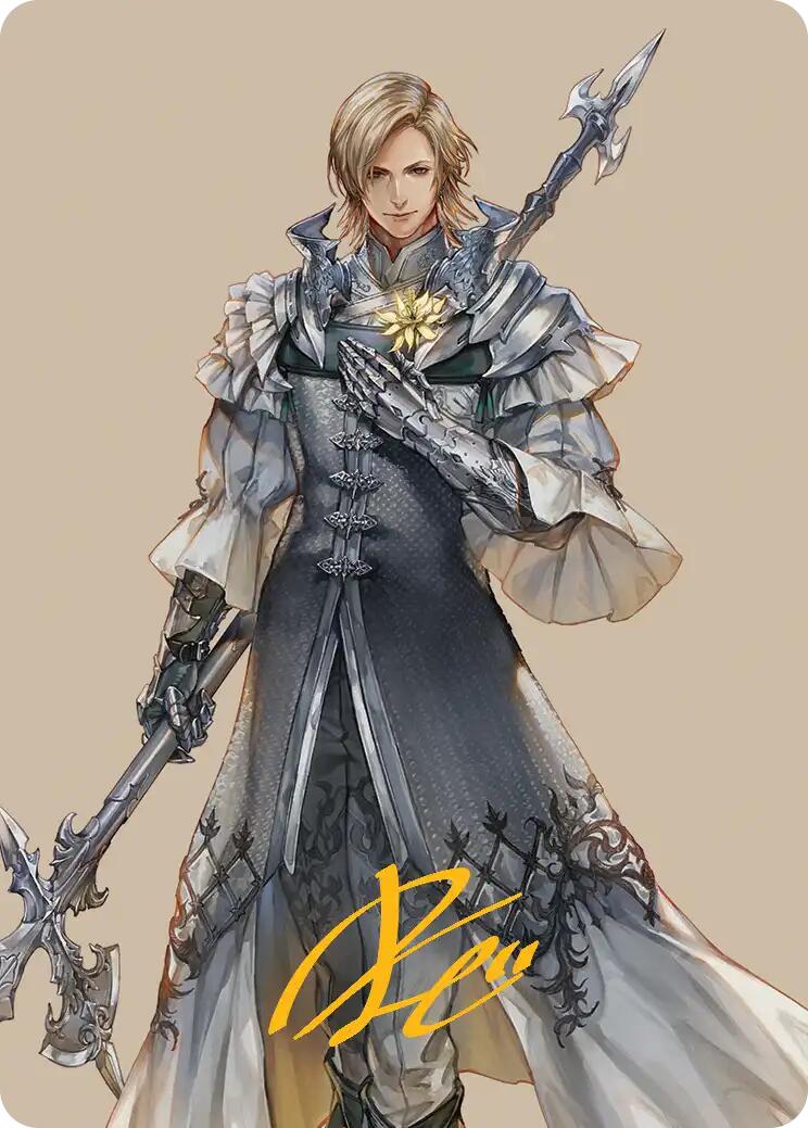 Dion, Bahamut's Dominant Art Card (Gold-Stamped Signature) [FINAL FANTASY Art Series] | PLUS EV GAMES 