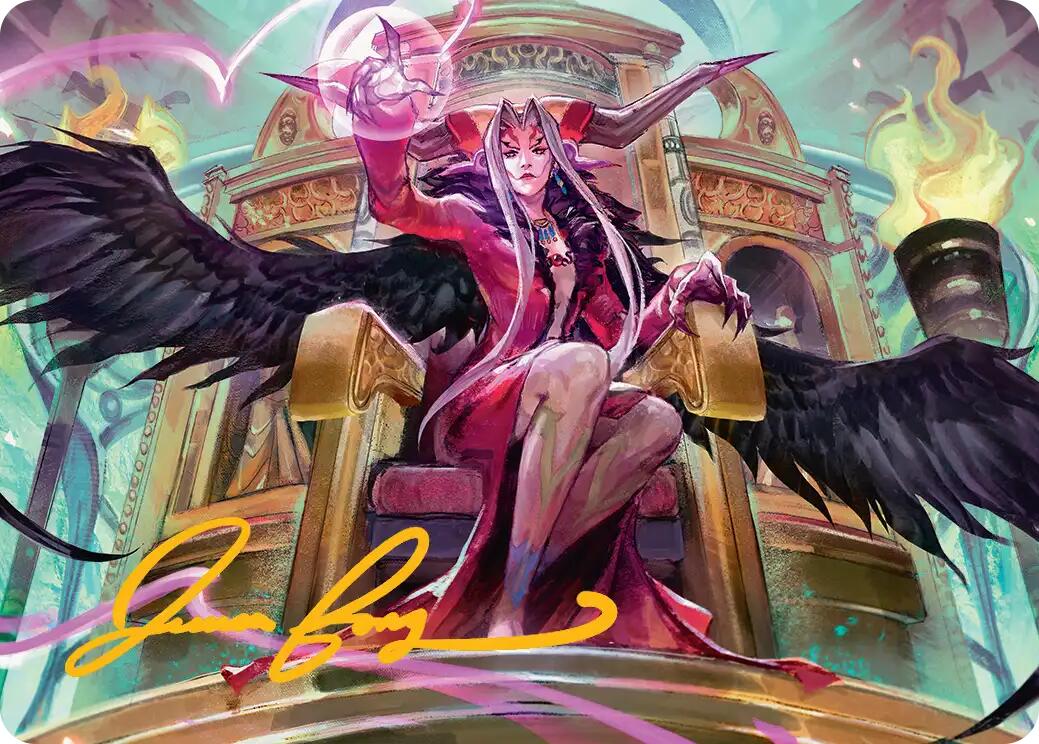 Sorceress's Schemes Art Card (Gold-Stamped Signature) [FINAL FANTASY Art Series] | PLUS EV GAMES 