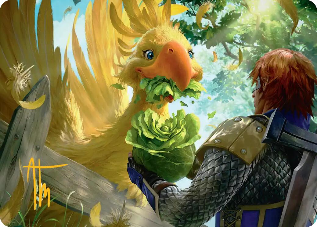 Gysahl Greens Art Card (Gold-Stamped Signature) [FINAL FANTASY Art Series] | PLUS EV GAMES 