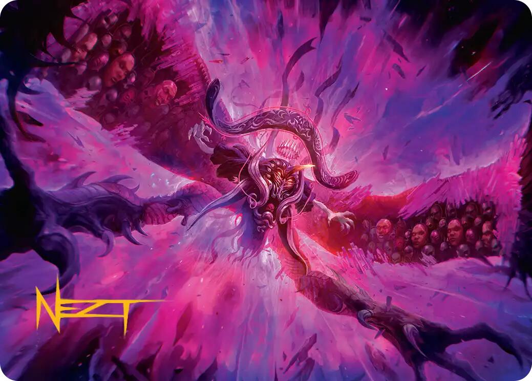 Hades, Sorcerer of Eld Art Card (Gold-Stamped Signature) [FINAL FANTASY Art Series] | PLUS EV GAMES 