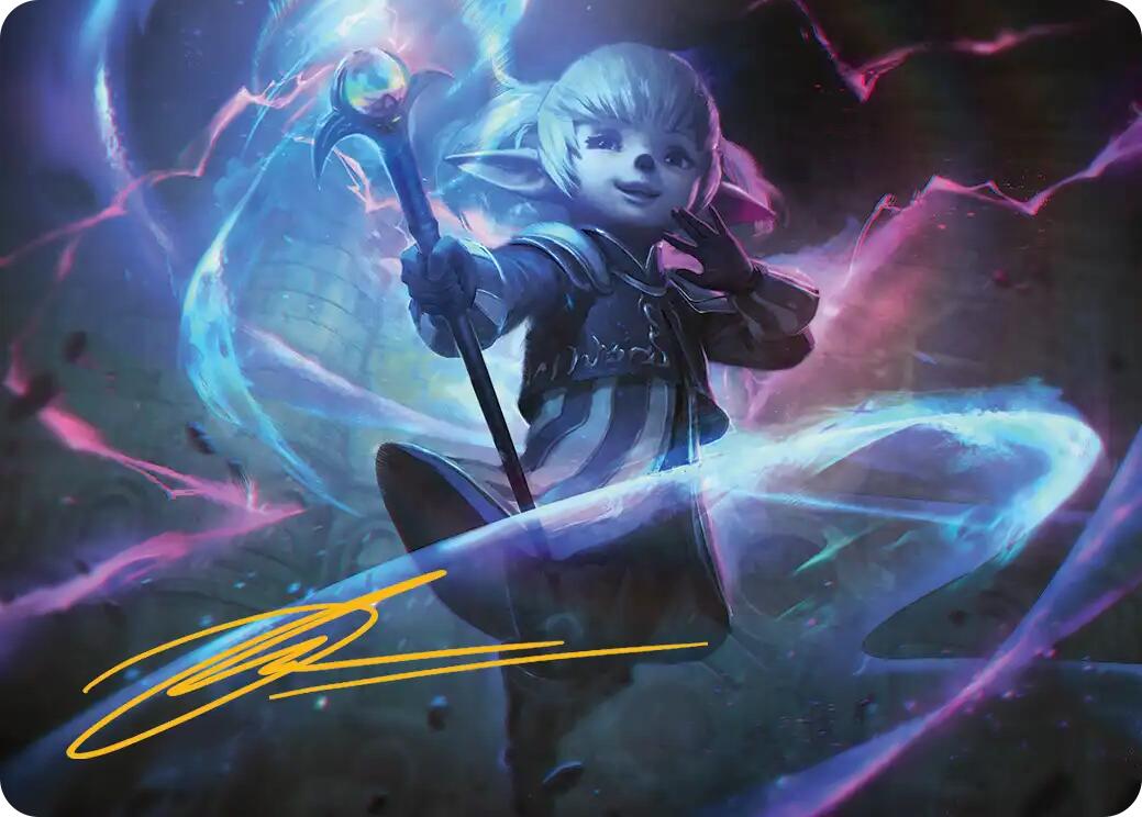 Shantotto, Tactician Magician Art Card (Gold-Stamped Signature) [FINAL FANTASY Art Series] | PLUS EV GAMES 